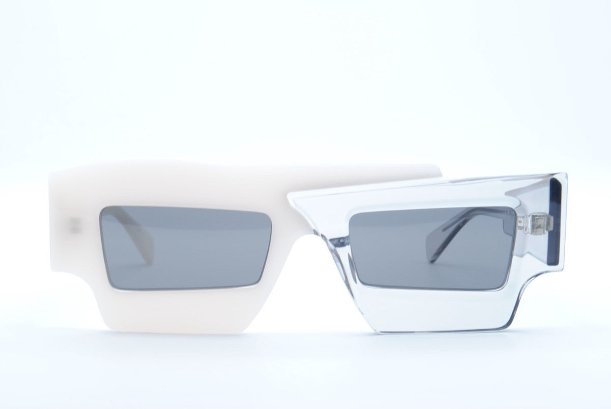 Kuboraum X12 White Grey Sunglasses