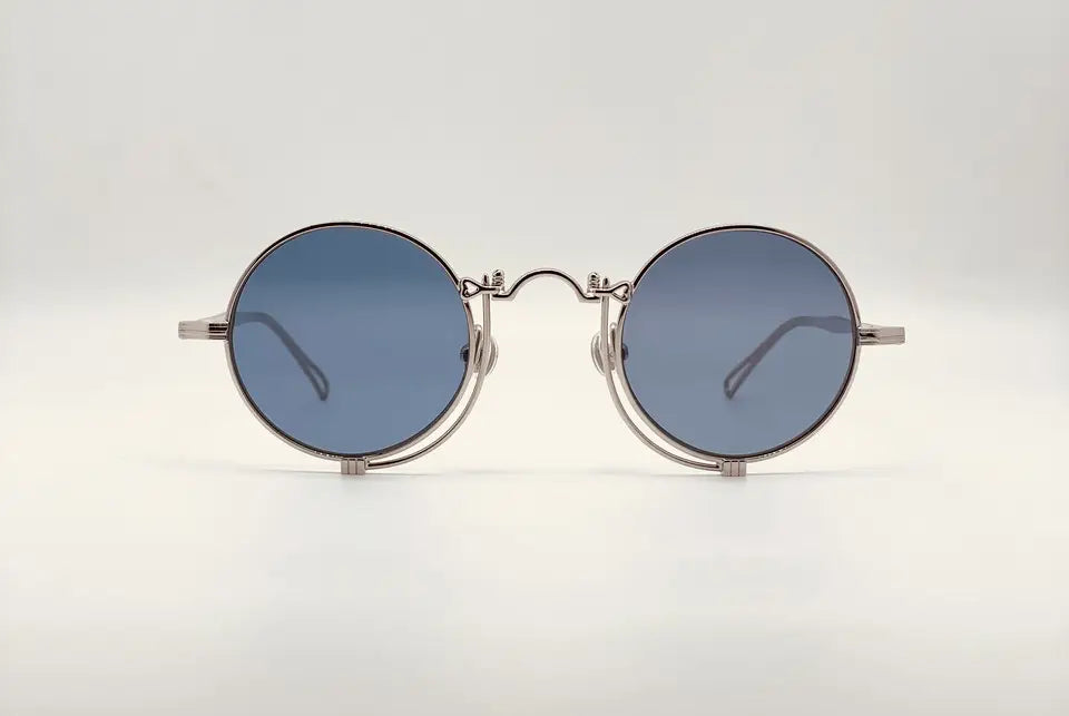 Matsuda 10601H Palladium White Sunglasses