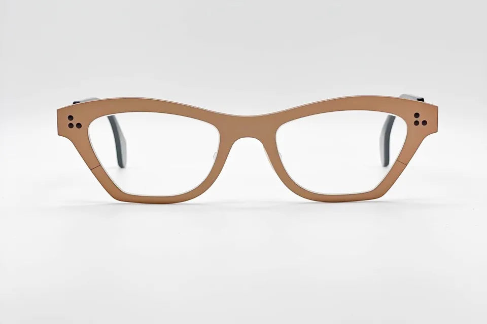 Theo Cinquante+Six Cinquante 9 Gold: Classic Round Glasses