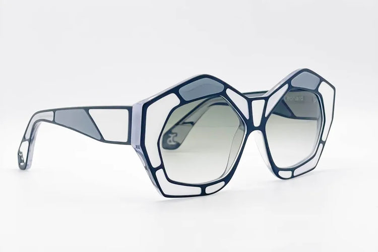 White Oversized Glasses for Women