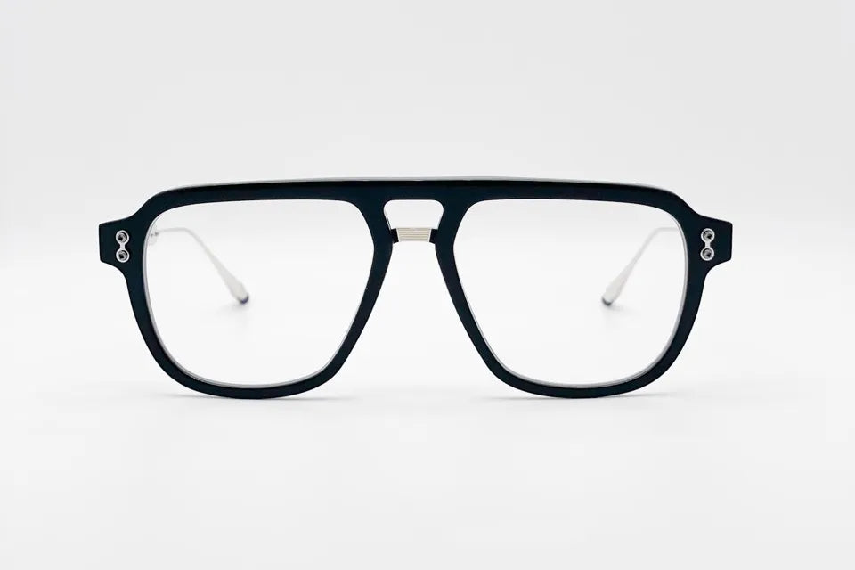 Buy Online Akoni Argo Black Silver Optical - Design Optical