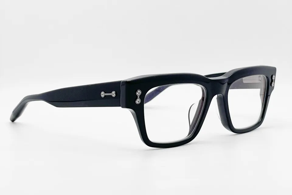 Akoni Columba Black Optical front and side view