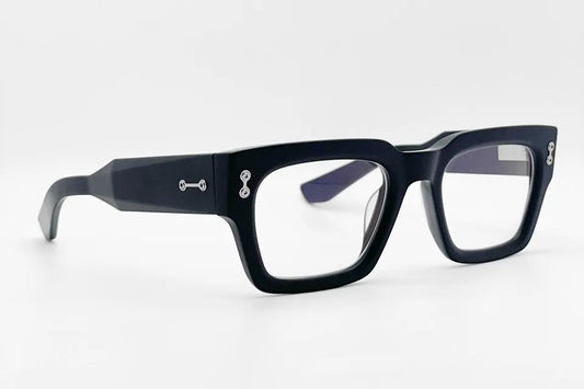 Akoni Cosmo Black Optical front and side view