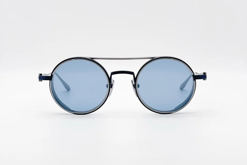Buy Online Akoni Eris Blue Silver Sunglasses - Design Optical
