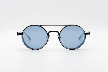 Buy Online Akoni Eris Blue Silver Sunglasses - Design Optical