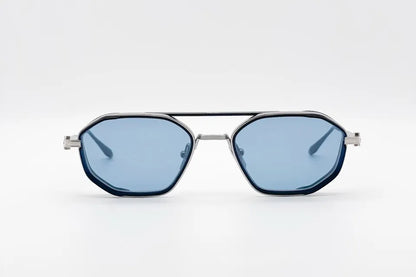 Buy Online Akoni Eris Two Silver Sunglasses - Design Optical