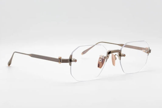 Akoni Juno Gold Optical front and side view
