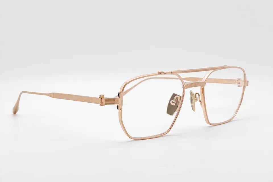 Akoni Proteus Gold Optical front and side view