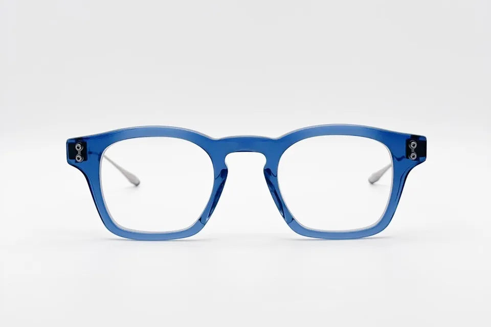 Buy Online Akoni Wise Palladium Blue Optical - Design Optical