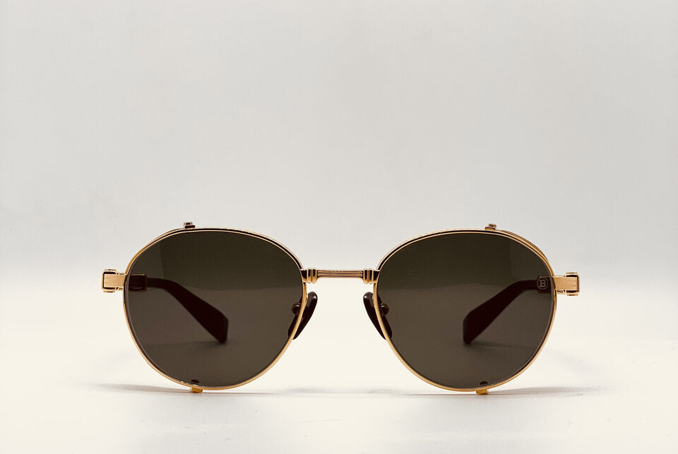 Balmain Brigade 1 Gold Black Sunglasses