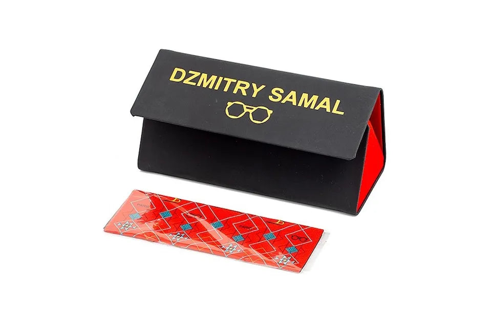 Dzmitry Samal Matteo Black/Green Eyeglasses - Chromatic Contrast