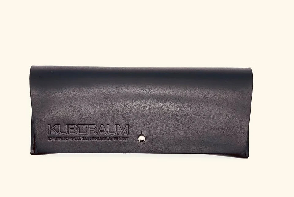 Kuboraum X20: Black Rectangular Unisex Sunglasses