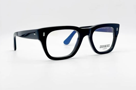 Cutler and Gross CGOP0772-B Black square optical frame for men and women