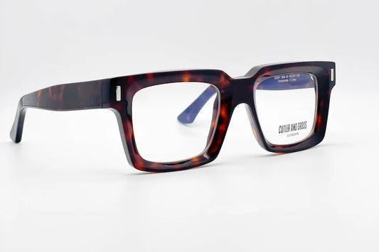 Cutler and Gross CGOP1386-02 Brown rectangle optical frame