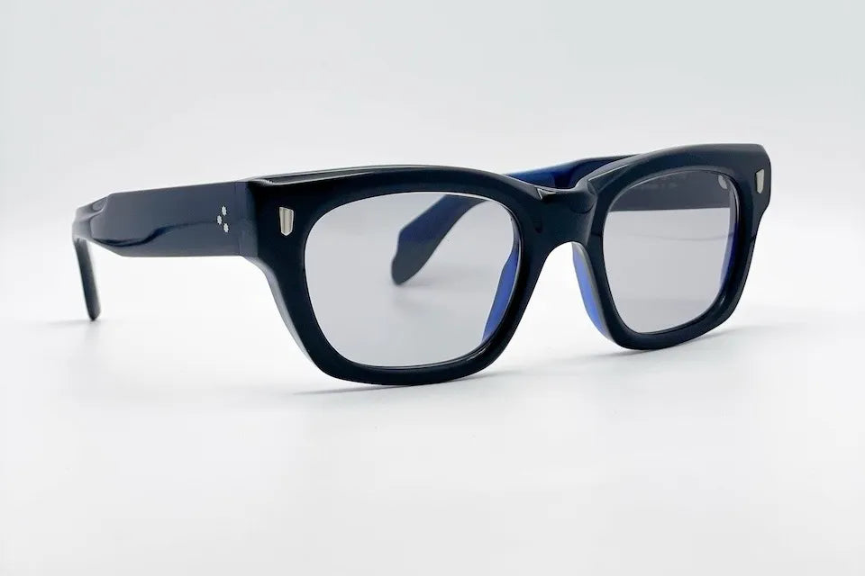 Cutler and Gross CGOP1391-01 Blackblue rectangle sunglasses