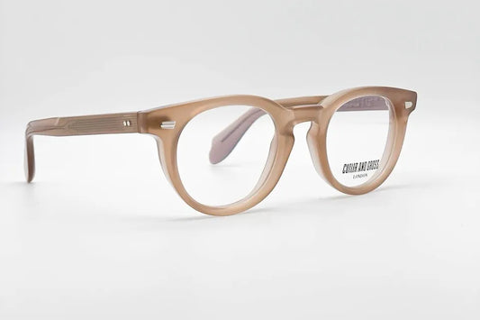 Cutler and Gross CGOP1405-04 Brown round optical frame