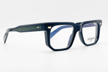 
    Cutler and Gross 1410 - Rectangle Eyeglasses - Cutler and Gross CGOP 1410 Black luxury optical frames front view
  