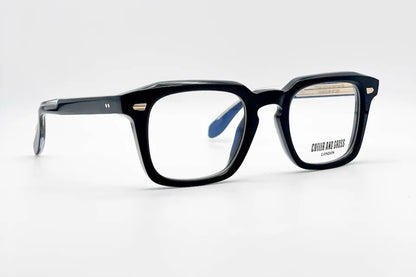 Cutler and Gross CGOP1416-01 Black round optical frame