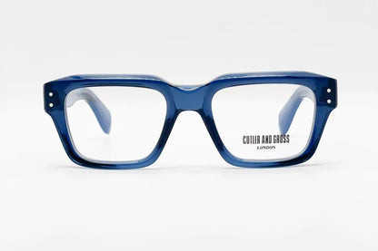 Cutler and Gross CGOP1432 Blue Italian Acetate Eyeglasses