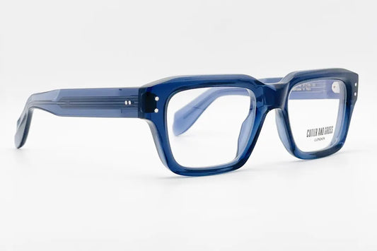 Cutler and Gross CGOP 1432 Blue premium designer optical spectacles