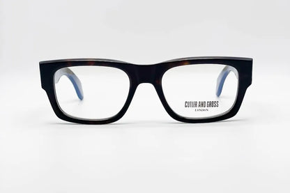 Cutler and Gross CGOP9043-02 Brown Rectangle Optical Frames