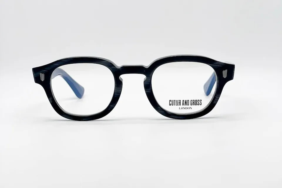 Cutler and Gross CGOP9290-01 Black Optical Frames (Rounded Square)
