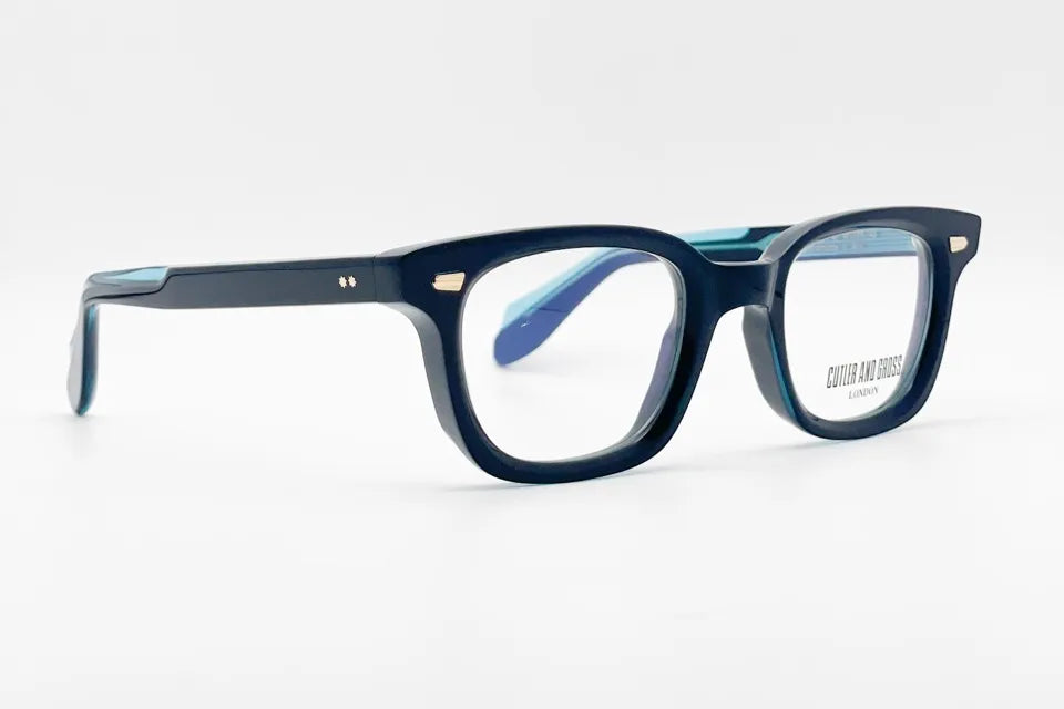 Cutler and Gross 9521 Black thick-rimmed optical frames