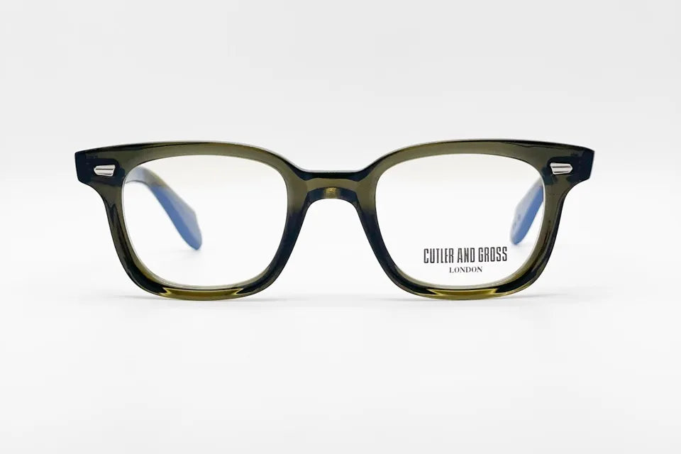 Cutler and Gross CGOP9521 Green Premium Eyeglasses
