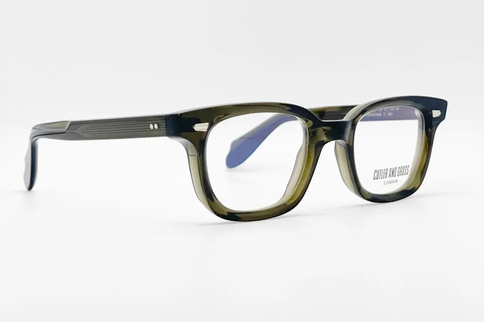 Cutler and Gross CGOP 9521 Green artisan luxury optical glasses