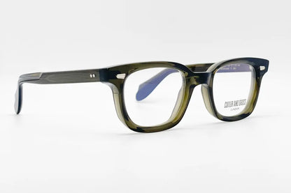 Cutler and Gross CGOP 9521 Green artisan luxury optical glasses