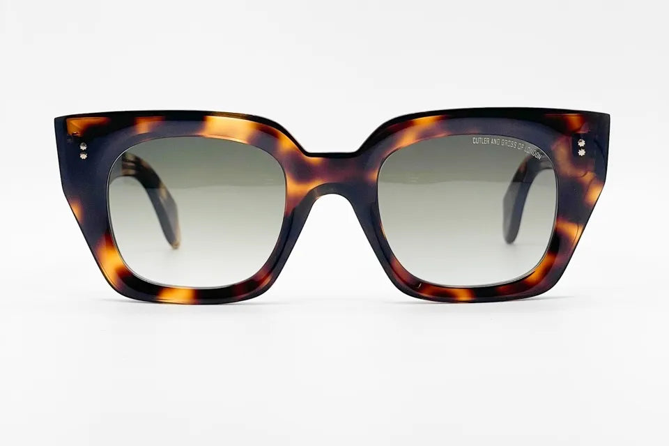Cutler and Gross CGSN1422 Brown Luxury Sunglasses