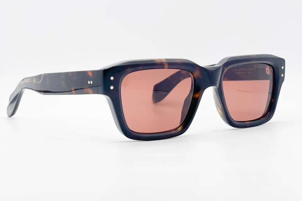 Cutler and Gross CGSN 1432 Brown unisex square sun glasses