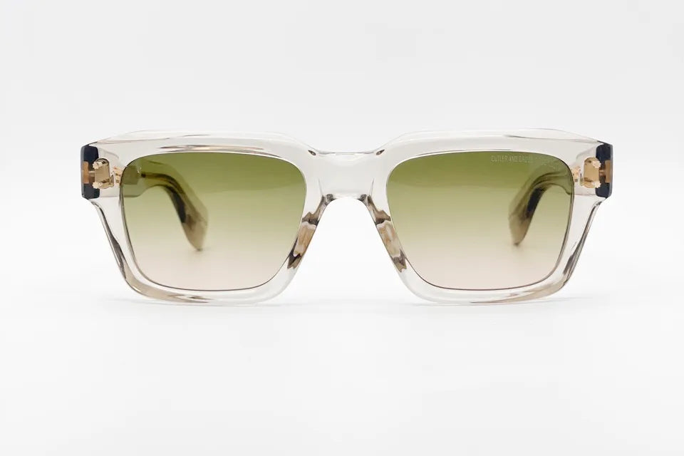 Cutler and Gross CGSN1432 Champagne Crystal Sunglasses