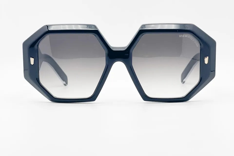 Cutler and Gross CGSN9324 Black Oversized Sunglasses