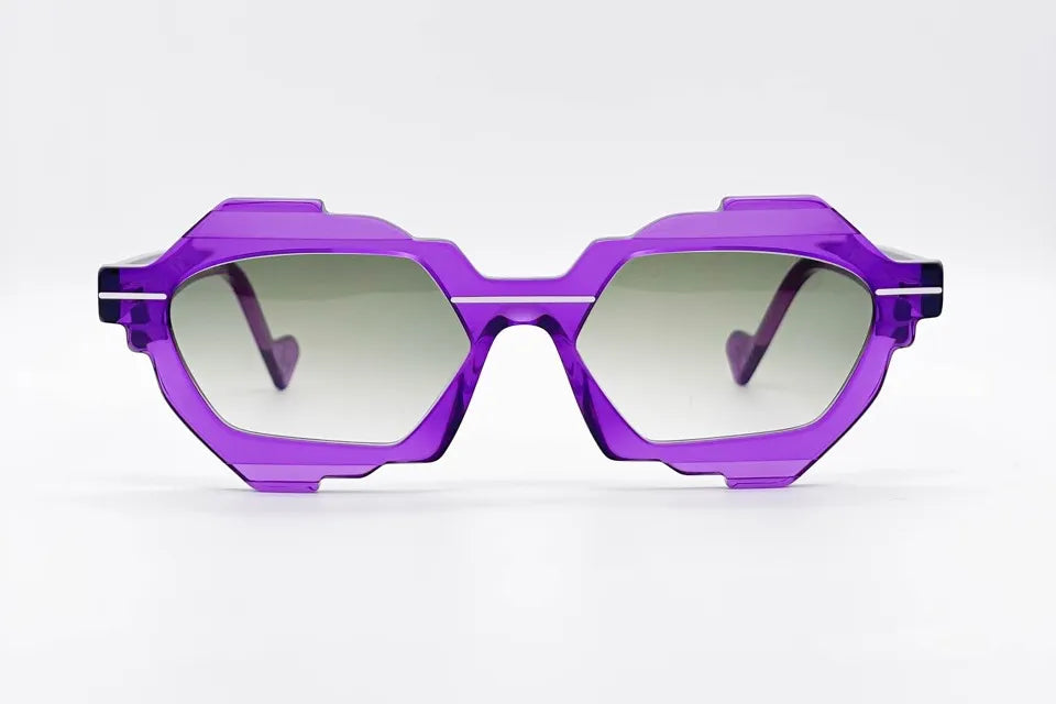 Dzmitry Samal Eugene Violet Sunglasses - Avant-Garde Style