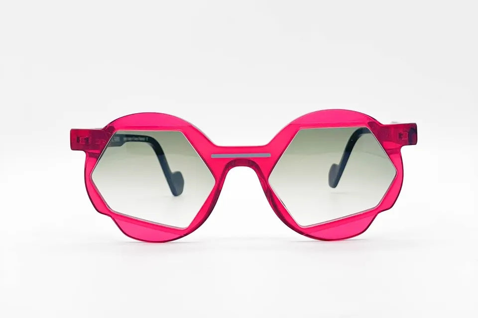 Dzmitry Samal Luc Red Sunglasses - Characterful Style