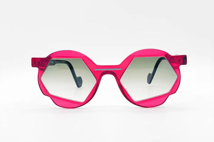 Dzmitry Samal Luc Red Sunglasses - Characterful Style