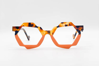 Dzmitry Samal Matteo Apricot Tortoise Eyeglasses