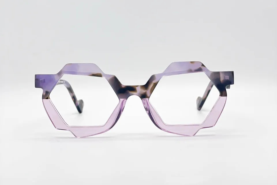 Dzmitry Samal Matteo Violet Tortoise Eyeglasses