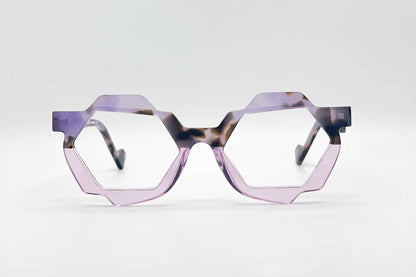 Dzmitry Samal Matteo Violet Tortoise Eyeglasses