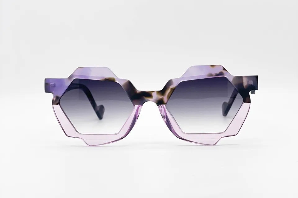 Dzmitry Samal Matteo Violet Tortoise Sunglasses