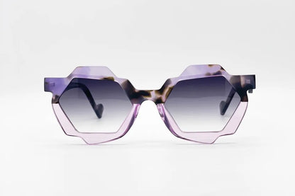 Dzmitry Samal Matteo Violet Tortoise Sunglasses