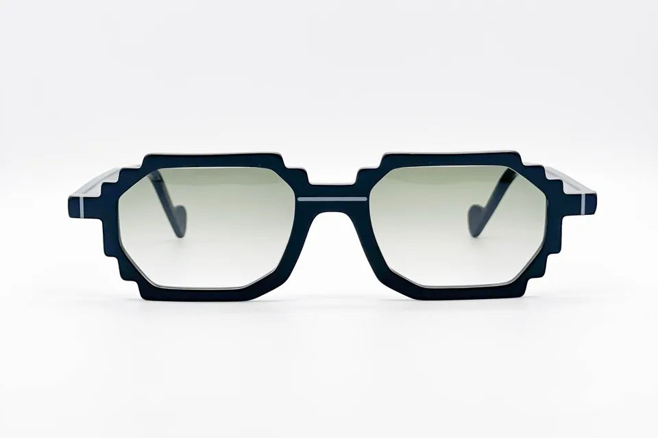 Dzmitry Samal Nicolas Matte Black Sunglasses - Geometric Look