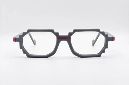 Dzmitry Samal Nicolas Grey Eyeglasses - Elegance & Design