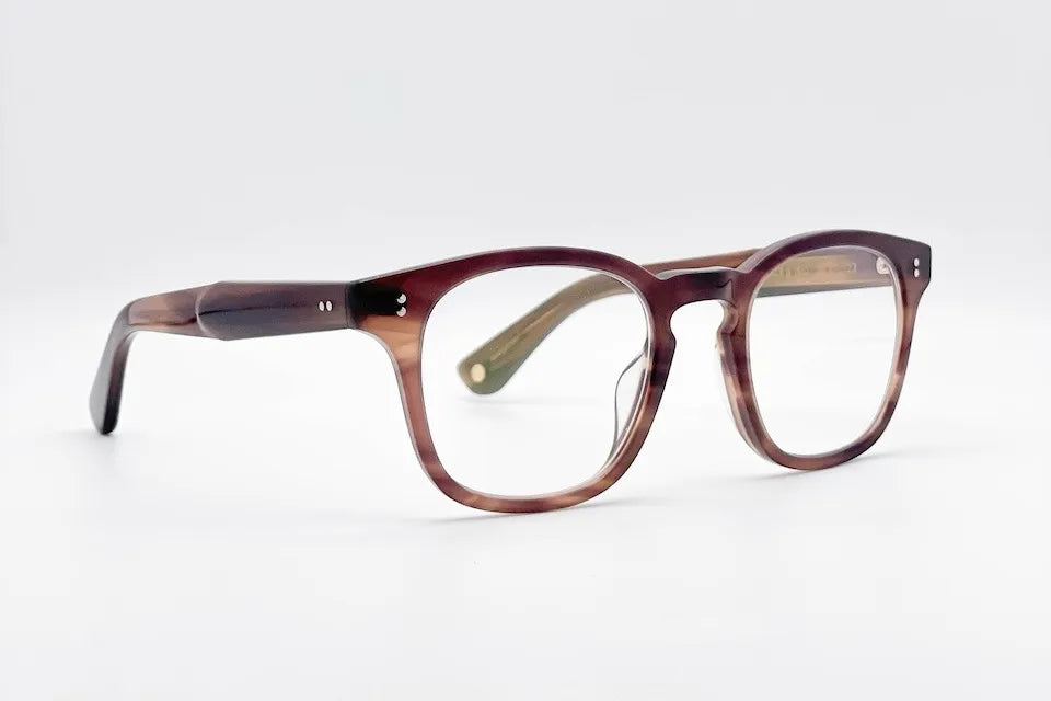 Garrett Leight Ace II Marrone occhiali da vista quadrati in acetato
