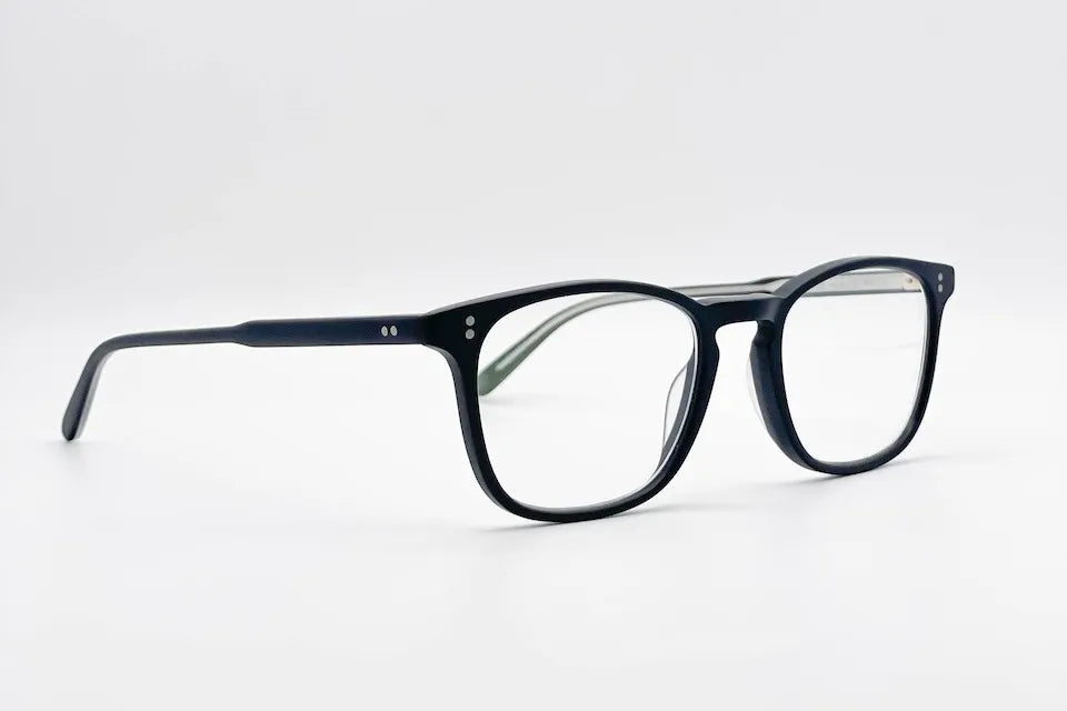 Garrett Leight Boon Nero occhiali da vista rettangolari in acetato