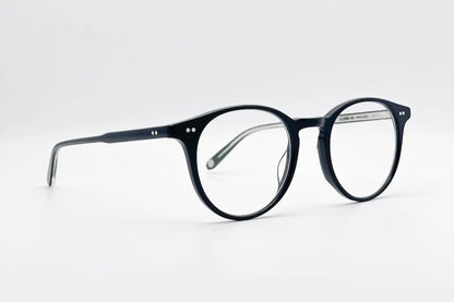 Garrett Leight Clune Nero occhiali da vista rotondi P3 acetato