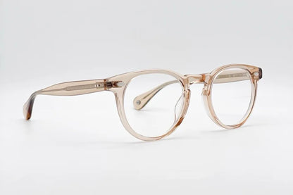 Garrett Leight Hercules Crystal occhiali da vista rotondi