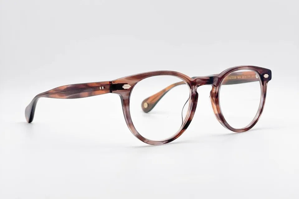 Garrett Leight Hercules Marrone occhiali da vista rotondi