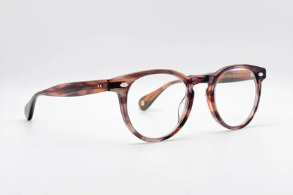 Garrett Leight Hercules Marrone occhiali da vista rotondi